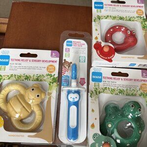 MAM Teething Toys and Massaging Brush Bundle